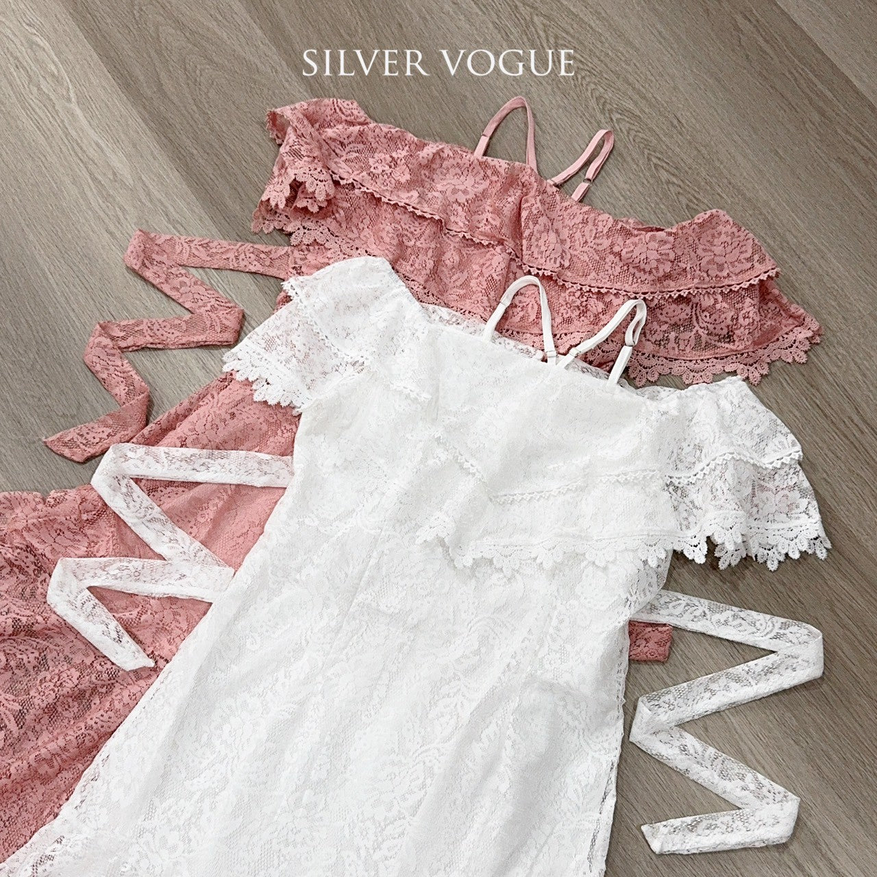 SV 6885 - Ruffelina Lace Dress