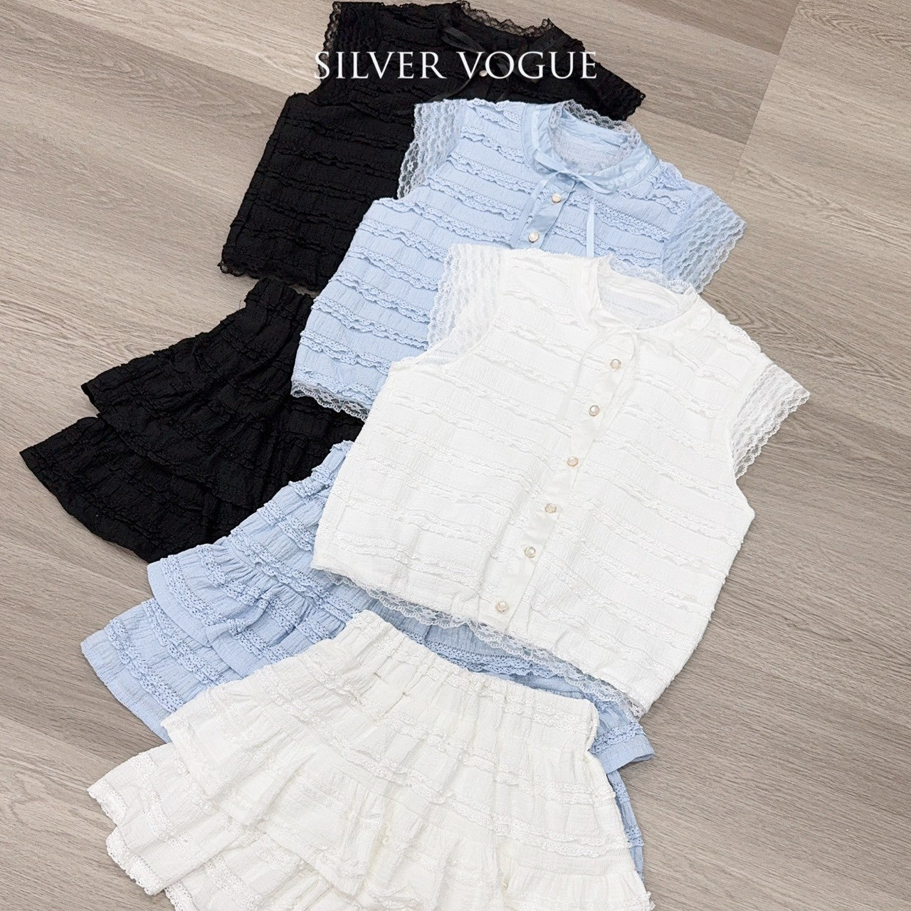 SV 6688 - Povella Ruffle Top/Skort