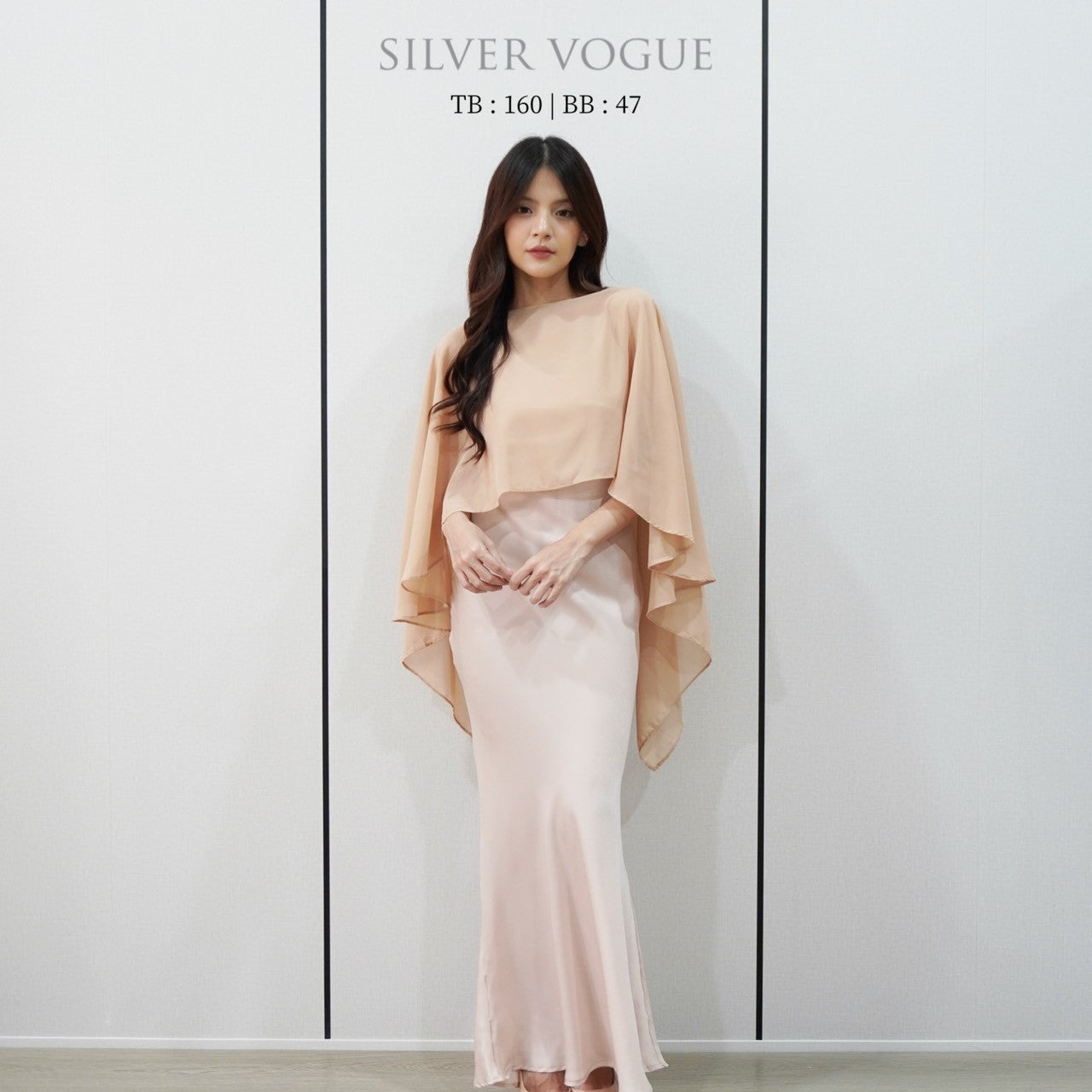 SV 6861 – Elara Cape Dress