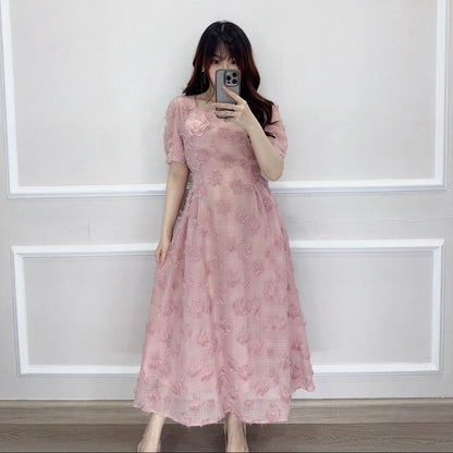 SV 6735 – Verla Neck Flower Dress