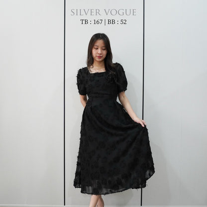 SV 6735 – Verla Neck Flower Dress