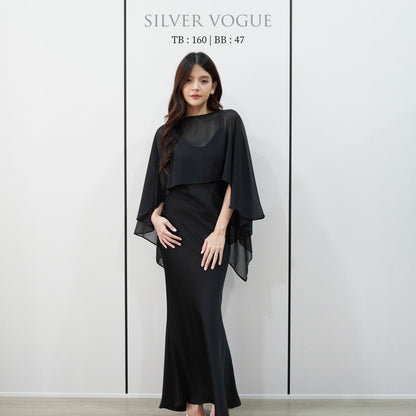 SV 6861 – Elara Cape Dress