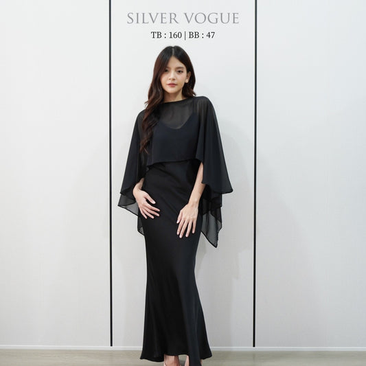 SV 6861 – Elara Cape Dress