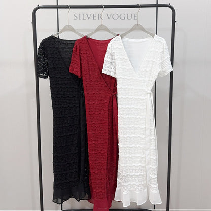 SV 6853 – Peacock Overlay Dress