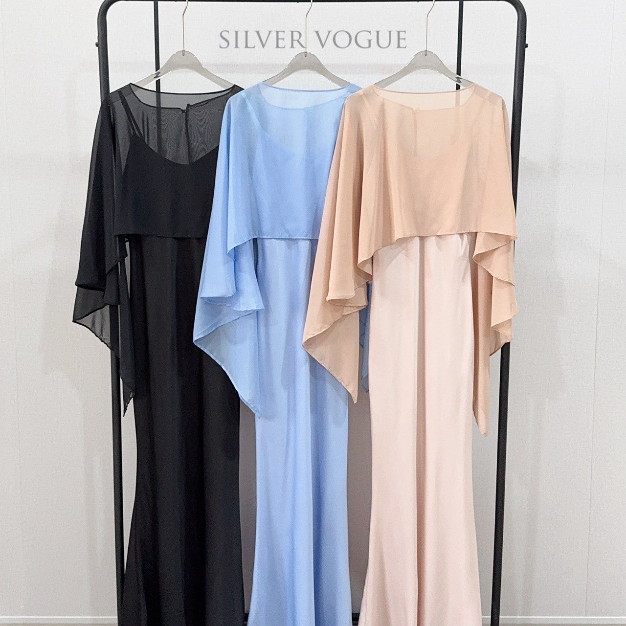 SV 6861 – Elara Cape Dress