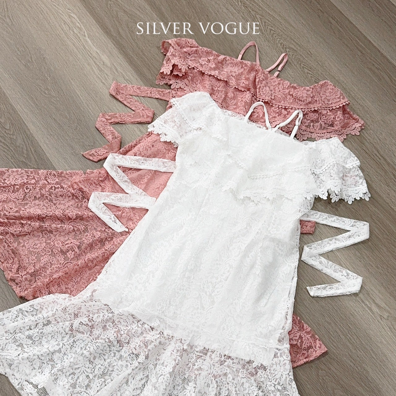 SV 6885 - Ruffelina Lace Dress