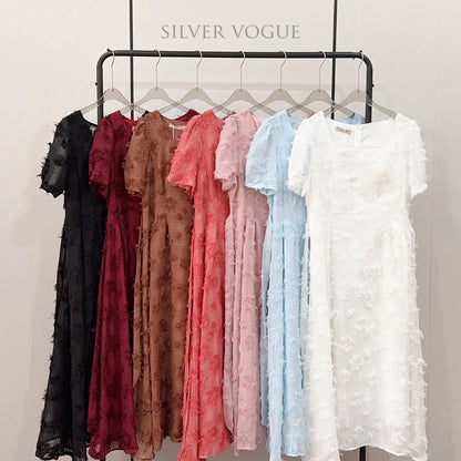 SV 6735 – Verla Neck Flower Dress