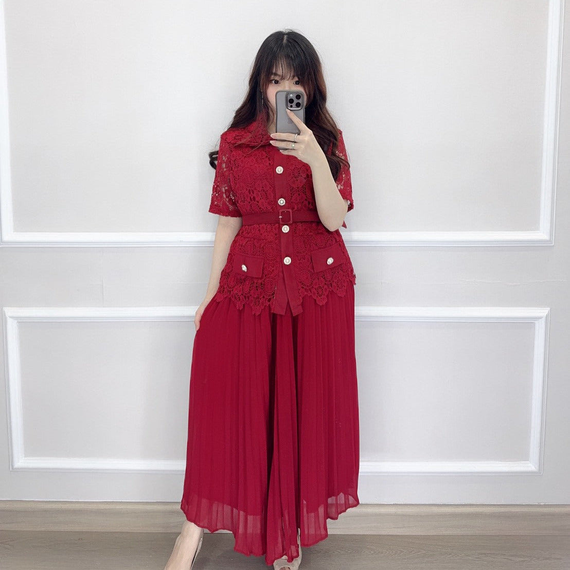 SV 6825 – Laverina Set (Atasan + Rok)