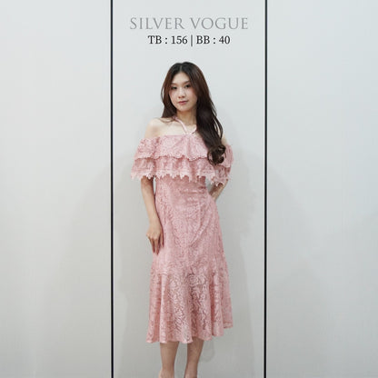 SV 6885 - Ruffelina Lace Dress