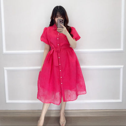 SV 6826 – Rosette Pearl Dress