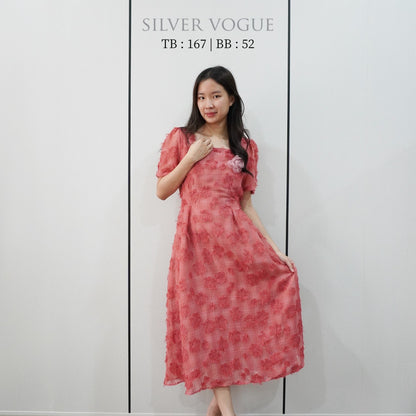 SV 6735 – Verla Neck Flower Dress