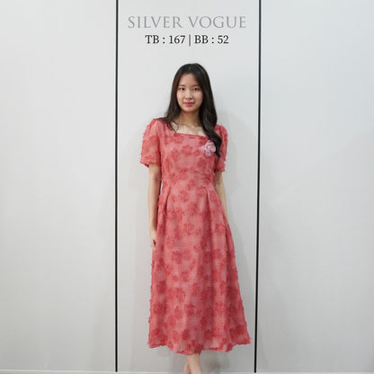 SV 6735 – Verla Neck Flower Dress