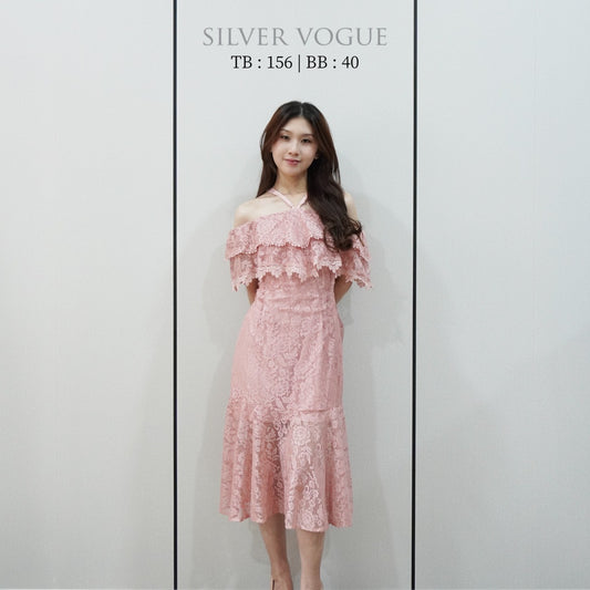 SV 6885 - Ruffelina Lace Dress