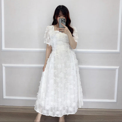 SV 6735 – Verla Neck Flower Dress