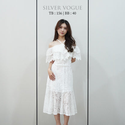 SV 6885 - Ruffelina Lace Dress