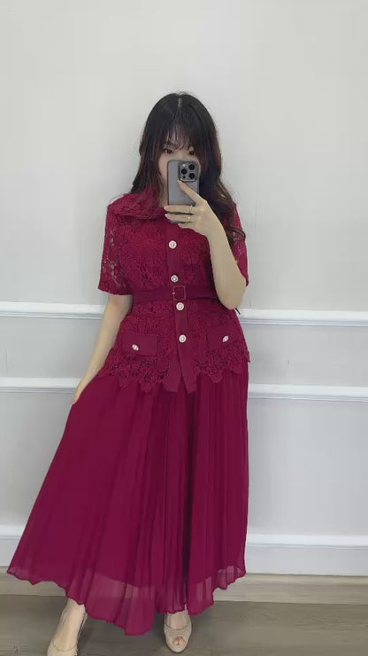 SV 6825 – Laverina Set (Atasan + Rok)