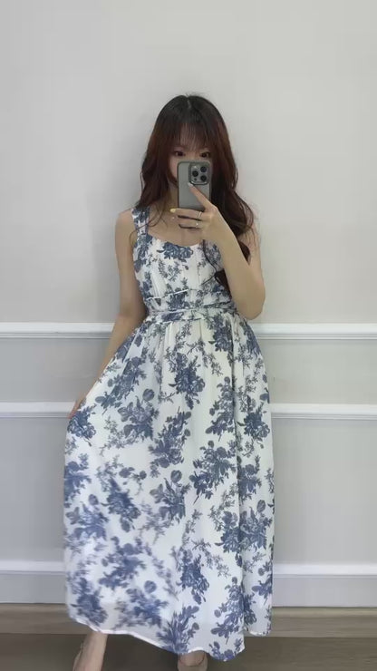 SV 6807 – Blue Flower Dress
